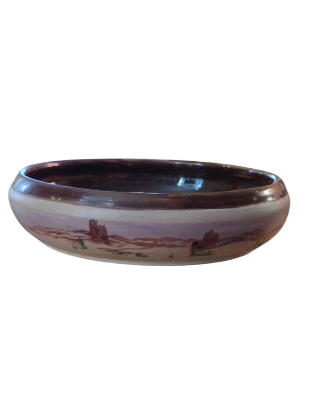 Hand-Painted Southwestern-Style Studio Bowl
